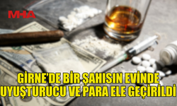 GİRNE’DE 10 GRAM HİNTKENEVİRİ VE NAKİT PARA ELE GEÇİRİLDİ