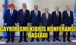 GAYRİRESMİ KIBRIS KONFERANSI CENEVRE'DE  BAŞLADI