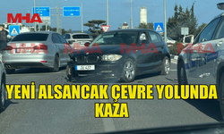 YENİ ALSANCAK ÇEVRE YOLUNDA TRAFİK KAZASI!