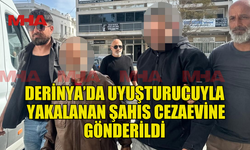 GAZİMAĞUSA'DA MADDE İLE  YAKALANAN O.K. CEZAEVİNE GÖNDERİLDİ