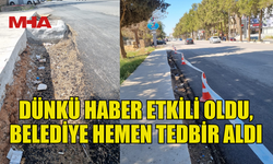 ÇUKURA DÜŞEN ARAÇ, YETKİLİLERİ HAREKETE GEÇİRDİ