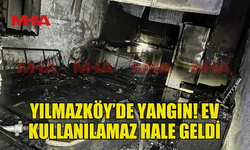YILMAZKÖY’DE GECE YARISI YANGIN PANİĞİ