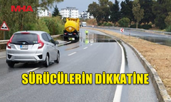POLİS,SÜRÜCÜLERİ GAZİMAĞUSA'DA SAĞANAK YAĞIŞ NEDENİYLE YOLLARDAKİ SU BİRİKİNTİLERİNE KARŞI UYARDI