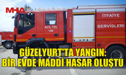 GÜZELYURT’TA EV YANGINI PANİĞE NEDEN OLDU