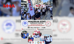 HEMŞİRELER VE EBELER BİRLİĞİ, PAZAR GÜNÜ HEMŞİRELER GÜNÜ YÜRÜYÜŞÜ DÜZENLEYECEK
