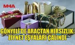 GÖNYELİ'DE BUTİK ÖNÜNDE PARK HALİNDEKİ ARAÇ SOYULDU