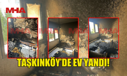 UNUTULAN FON MAKİNESİ EVİ YAKTI