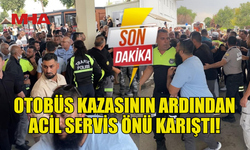 ACİL SERVİS ÖNÜNDE AİLELER İLE POLİS ARASINDA ARBEDE YAŞANDI