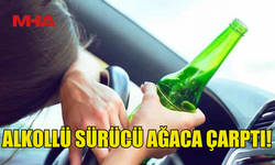 ALKOLLÜ ARAÇ KULLANIMI YİNE KAZAYLA SONUÇLANDI