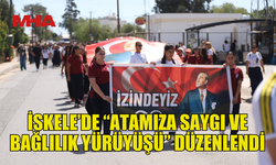 İSKELE’DE “ATAMIZA SAYGI VE BAĞLILIK YÜRÜYÜŞÜ” GERÇEKLEŞTİRİLDİ