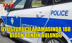 LİMASOL’DA ŞAŞIRTAN BASKIN: YASAKLI MADDE YERİNE BENZİN BULUNDU