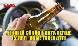 DİREKSİYON HAKİMİYETİNİ KAYBETTİ, BARİYERE ÇARPTI