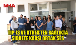 KTHES VE TIP-İŞ GİRNE AKÇİÇEK HASTANESİ ÖNÜNDE BASIN AÇIKLAMASI YAPTI