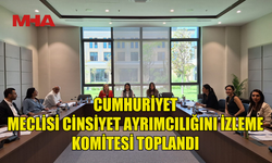 CUMHURİYET MECLİSİ CİNSİYET AYRIMCILIĞINI İZLEME KOMİTESİ TOPLANDI