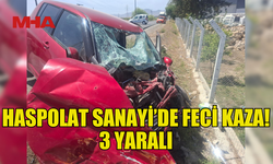 KONTROLDEN ÇIKAN ARAÇ OTOBÜSLE ÇARPIŞTI: 1’İ AĞIR 3 YARALI