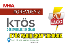 KTÖS: İSKELE ŞHT. İLKER KARTER İLKOKULU’NDA YARIN GREV VAR