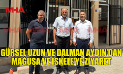 KIB-TEK YÖNETİM KURULU BAŞKANI GÜRSEL UZUN VE KIB-TEK GENEL MÜDÜRÜ DALMAN AYDIN GAZİMAĞUSA VE İSKELE'Yİ ZİYARET ETTİ