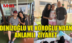 BAHAR DENİZOĞLU VE İBRAHİM KÖROĞLU’NDAN ANLAMLI BAYRAM ZİYARETİ