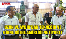 KIB-TEK YÖNETİM KURULU BAŞKANI GÜRSEL UZUN VE GENEL MÜDÜRÜ DALMAN AYDIN TEKNECİK VE GİRNE BÖLGE AMİRLİĞİNİ ZİYARET ETTİ