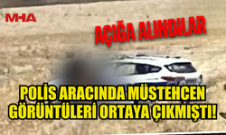 POLİS ARACINDA UYGUNSUZ DAVRANIŞ SERGİLEYEN İKİ MEMUR AÇIĞA ALINDI