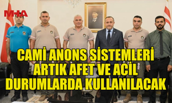 CAMİ ANONS SİSTEMLERİ ARTIK AFET VE ACİL DURUMLARDA KULLANILACAK