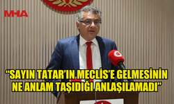 ERHÜRMAN, “KAPALI OTURUM” SONRASI KONUŞTU