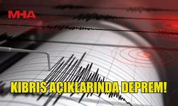 KIBRIS AÇIKLARINDA MEYDANA GELDİ