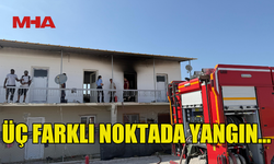 ÜÇ FARKLI NOKTADA YANGIN MEYDANA GELDİ
