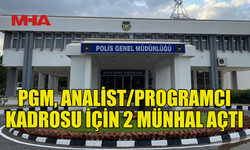 PGM, III. DERECE ANALİST/PROGRAMCI ALIMI YAPACAK