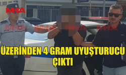 TRAFİK DENETİMİNDE 4 GRAM METAMFETAMİN İLE YAKALANDI