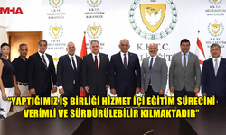 MİLLİ EĞİTİM BAKANI BAKAN ÇAVUŞOĞLU, HİZMET İÇİ EĞİTİME DESTEK VEREN ÜNİVERSİTE REKTÖRLERİYLE BİR ARAYA GELDİ