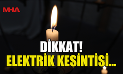 HAMİTKÖY’E BUGÜN ÜÇ SAAT ELEKTRİK VERİLMEYECEK