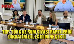 TDP, SLOVAK ELÇİLİĞİ TOPLANTISINDA DİL EĞİTİMİ VURGUSU YAPTI