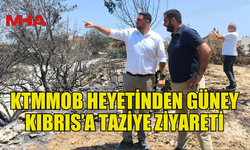 KTMMOB HEYETİNDEN GÜNEY KIBRIS’A TAZİYE ZİYARETİ