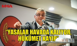 ERHÜRMAN: MEMLEKETİN GAİLESİNİ ÇEKENLERLE YÖNETECEĞİZ