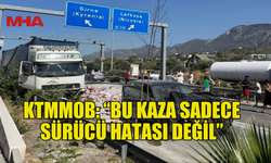 KTMMOB: ÇARPIŞMA ZİNCİRİ KURUMSAL İHMALLERLE BÜYÜYOR