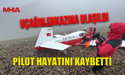 KAÇKAR DAĞLARI’NDA DÜŞEN UÇAĞIN ENKAZINA ULAŞILDI
