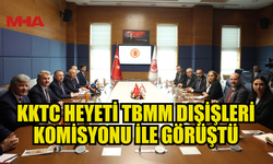 HUKUK KOMİTESİ HEYETİ, TBMM DIŞİŞLERİ KOMİSYONU İLE GÖRÜŞTÜ