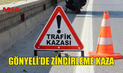 GÖNYELİ’DE DİREKSİYON HAKİMİYETİNİ KAYBEDEN SÜRÜCÜ ZİNCİRLEME KAZAYA NEDEN OLDU