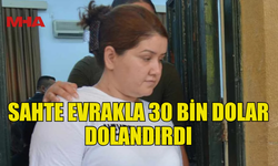 SAHTE EVRAKLA 30 BİN DOLAR DOLANDIRDI