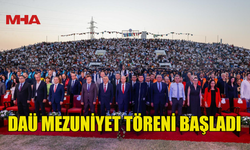 DOĞU AKDENİZ ÜNİVERSİTESİ MEZUNİYET TÖRENİ BAŞLADI