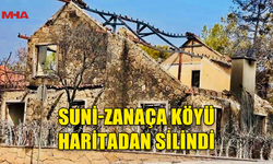 YANGIN NEDENİYLE LİMASOL'UN SUNİ ZANAÇA KÖYÜ HARİTADAN TAMAMEN SİLİNDİ