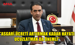 ÇALIŞMA VE SOSYAL GÜVENLİK BAKANI SADIK GARDİYANOĞLU ASGARİ ÜCRET TOPLANTISI ÖNCESİNDE AÇIKLAMADA BULUNDU