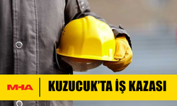 KUZUCUK'TA MEYDANA GELEN İŞ KAZASINDA 29 YAŞINDAKİ İŞÇİ YARALANDI