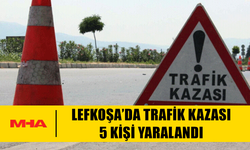 LEFKOŞA'DA ZİNCİRLEME TRAFİK KAZASI!