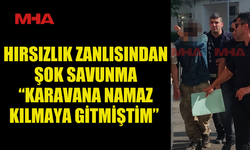 KARAVANA GİRDİ, WAFFLE MAKİNESİNİ ÇALDI, SAVUNMASI ŞOK ETTİ