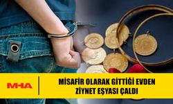 ZİYARET AMACIYLA GİTTİĞİ EVDE HIRSIZLIK YAPTI