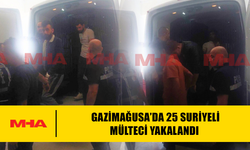 GAZİMAĞUSA’DA 25 SURİYELİ MÜLTECİ YAKALANDI