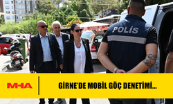 GİRNE’DE MOBİL GÖÇ DENETİMİ YAPILDI