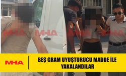 GAZİMAĞUSA'DA 2 KİŞİ 5 GRAM HİNT KENEVİRİ İLE YAKALANDI